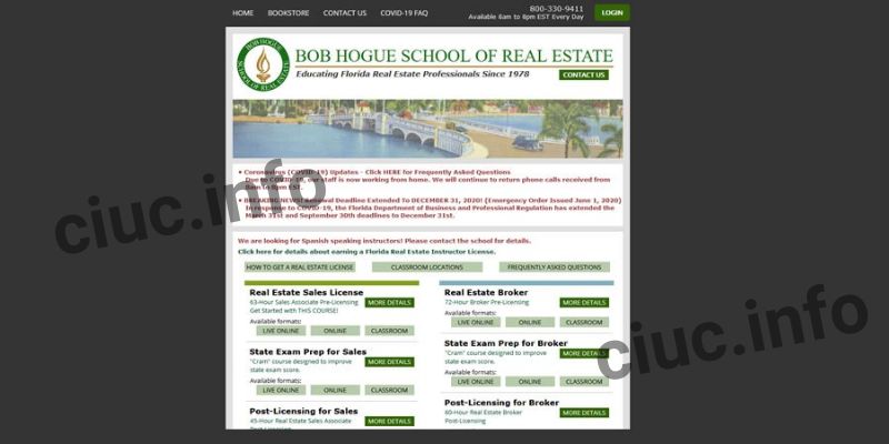 Bob Hogue School of Real Estate- Real Estate Schools in Tampa