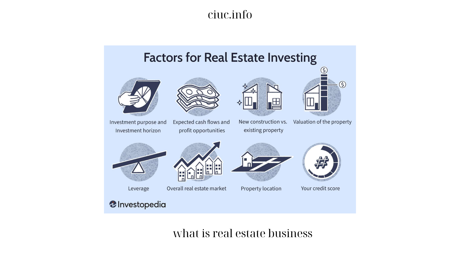 what is real estate business