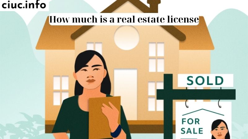 How much is a real estate license