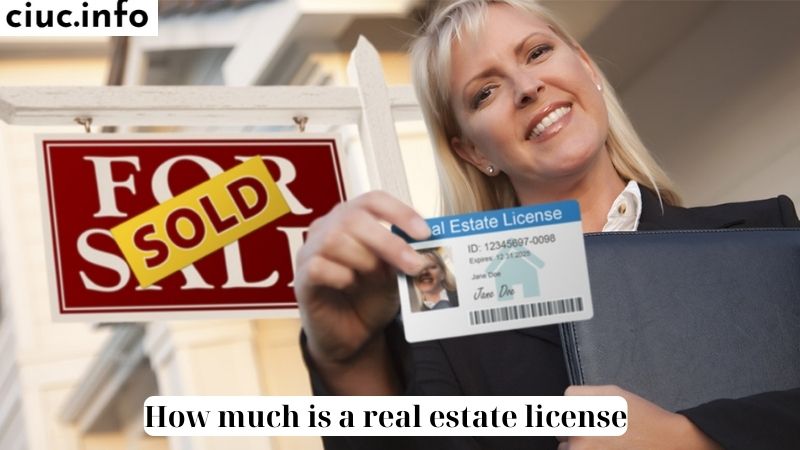 How much is a real estate license